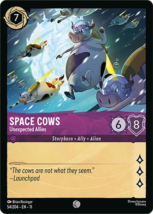 Space Cows - Unexpected Allies (54/204) [Winterspell] | Gamers Paradise
