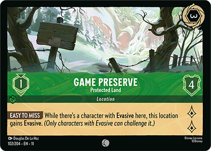 Game Preserve - Protected Land (102/204) [Winterspell] | Gamers Paradise