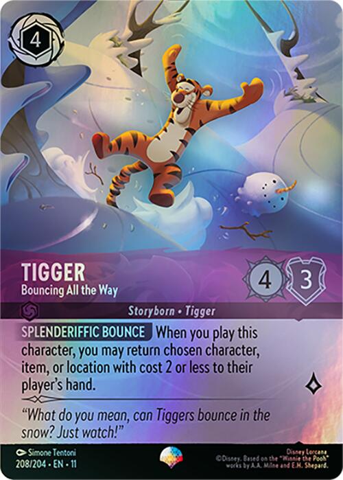 Tigger - Bouncing All the Way (Epic) (208/204) [Winterspell] | Gamers Paradise