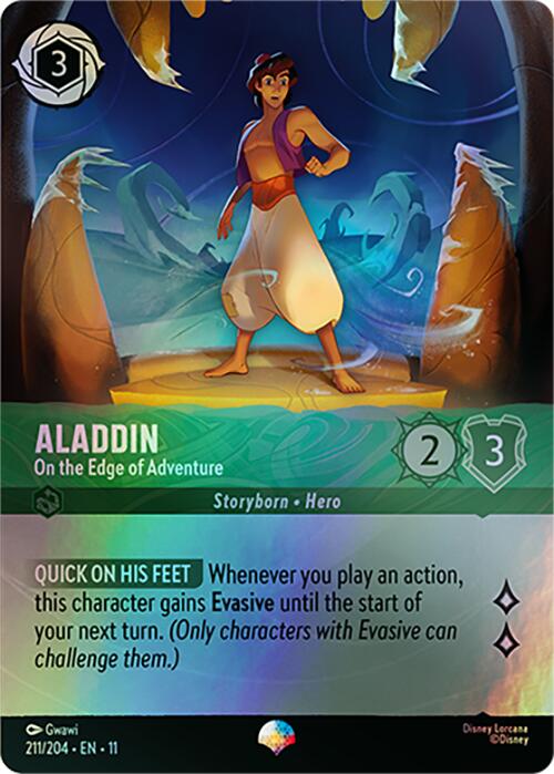 Aladdin - On the Edge of Adventure (Epic) (211/204) [Winterspell] | Gamers Paradise