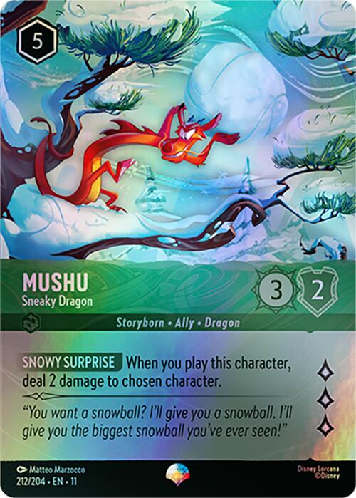 Mushu - Sneaky Dragon (Epic) (212/204) [Winterspell] | Gamers Paradise