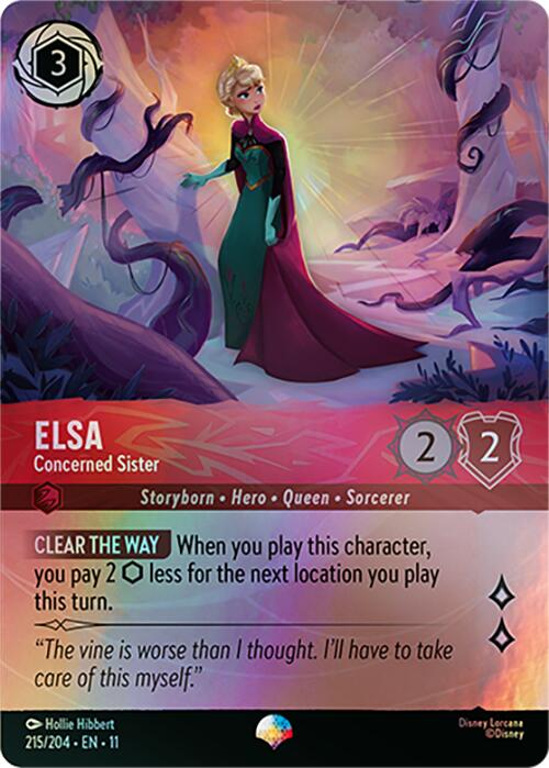 Elsa - Concerned Sister (Epic) (215/204) [Winterspell] | Gamers Paradise