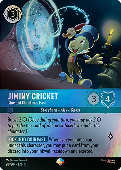 Jiminy Cricket - Ghost of Christmas Past (Epic) (218/204) [Winterspell] | Gamers Paradise