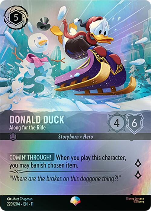 Donald Duck - Along for the Ride (Epic) (220/204) [Winterspell] | Gamers Paradise