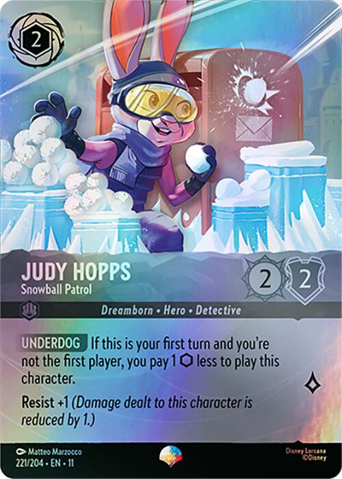 Judy Hopps - Snowball Patrol (Epic) (221/204) [Winterspell] | Gamers Paradise