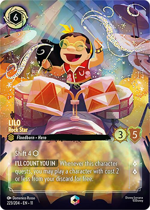 Lilo - Rock Star (Enchanted) (223/204) [Winterspell] | Gamers Paradise