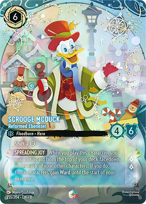 Scrooge McDuck - Reformed Ebenezer (Enchanted) (235/204) [Winterspell] | Gamers Paradise