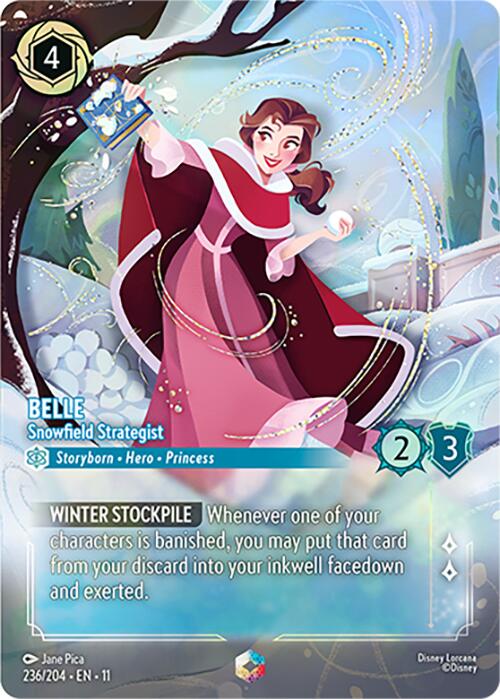 Belle - Snowfield Strategist (Enchanted) (236/204) [Winterspell] | Gamers Paradise