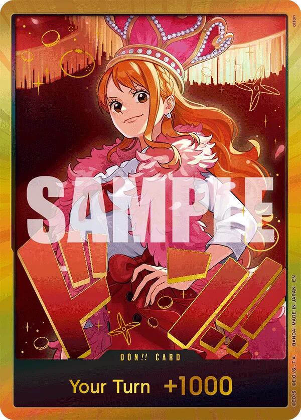DON!! Card (Nami) (Gold) [Extra Booster: One Piece Heroines Edition] | Gamers Paradise