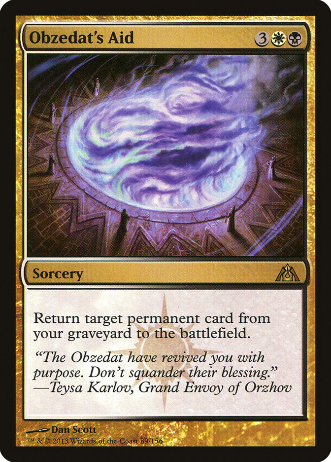 Obzedat's Aid [Dragon's Maze] | Gamers Paradise