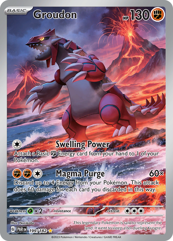 Groudon (199/182) [Scarlet & Violet: Paradox Rift] | Gamers Paradise