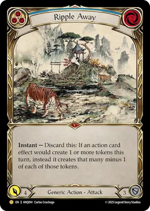 Ripple Away (Blue) (Gold) [ANQ014] (Compendium of Rathe - Antiquity Pack) | Gamers Paradise