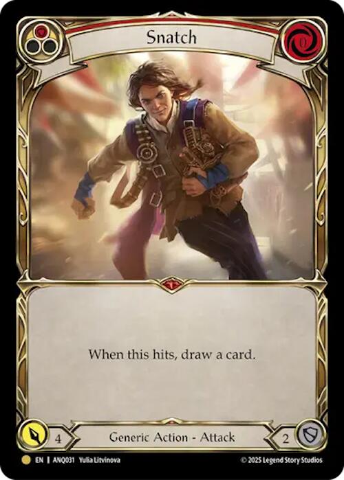 Snatch (Red) (Gold) [ANQ031] (Compendium of Rathe - Antiquity Pack) | Gamers Paradise