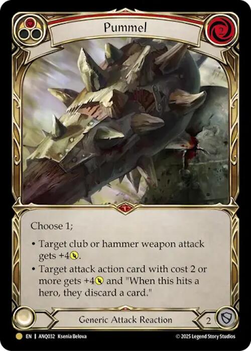 Pummel (Red) (Gold) [ANQ032] (Compendium of Rathe - Antiquity Pack) | Gamers Paradise