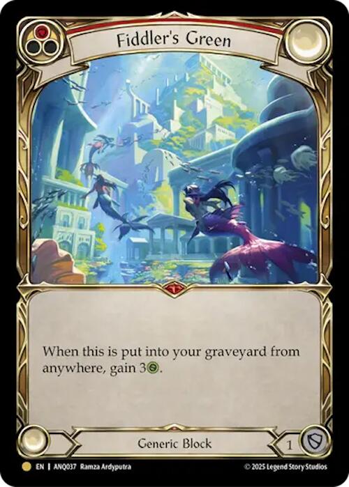 Fiddlers Green (Red) (Gold) [ANQ037] (Compendium of Rathe - Antiquity Pack) | Gamers Paradise
