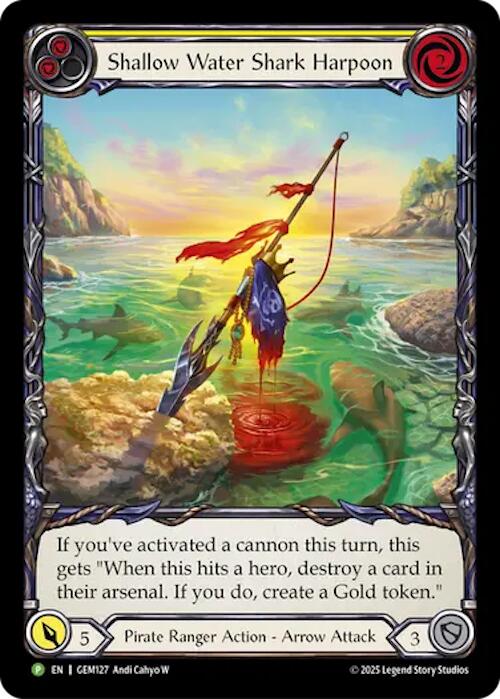 Shallow Water Shark Harpoon [GEM127] (GEM Pack 4)  Rainbow Foil | Gamers Paradise
