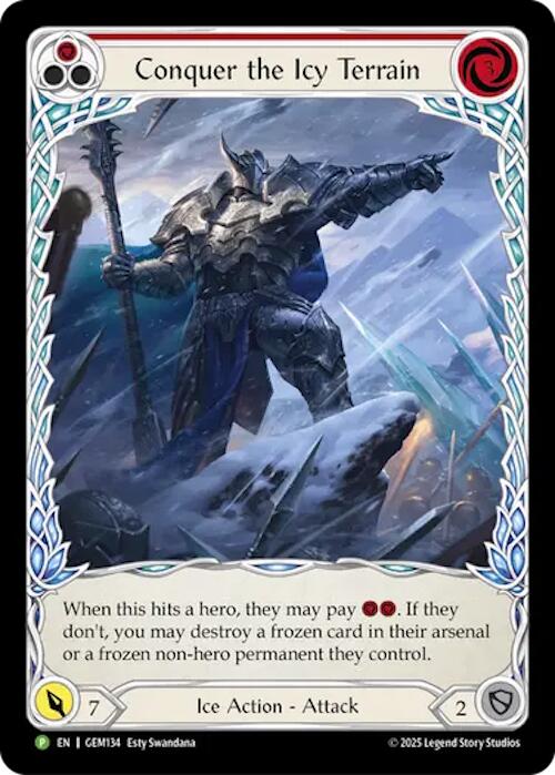 Conquer The Icy Terrain [GEM134] (GEM Pack 4)  Rainbow Foil | Gamers Paradise