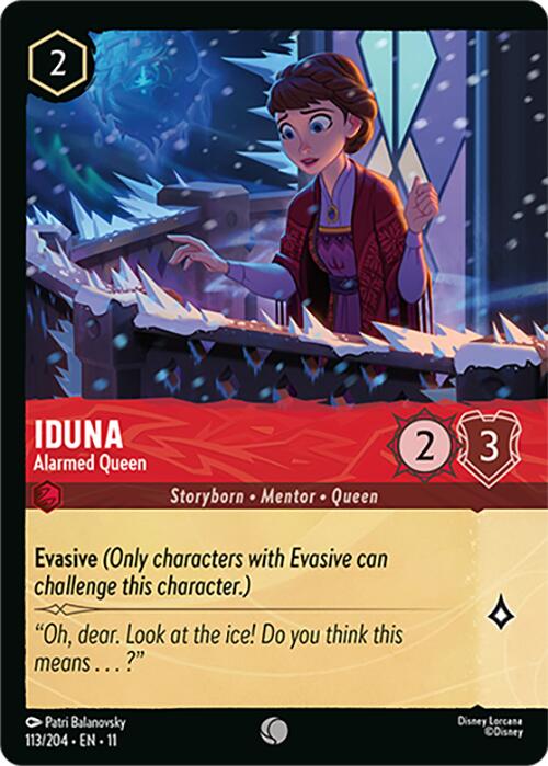 Iduna - Alarmed Queen (Foil) (113/204) [Winterspell] | Gamers Paradise