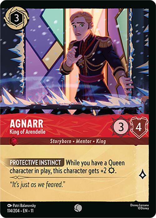 Agnarr - King of Arendelle (Foil) (114/204) [Winterspell] | Gamers Paradise