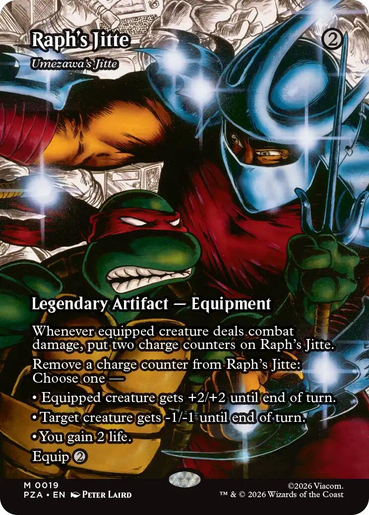 Raph's Jitte - Umezawa's Jitte (Borderless) [Teenage Mutant Ninja Turtles Eternal-Legal] | Gamers Paradise