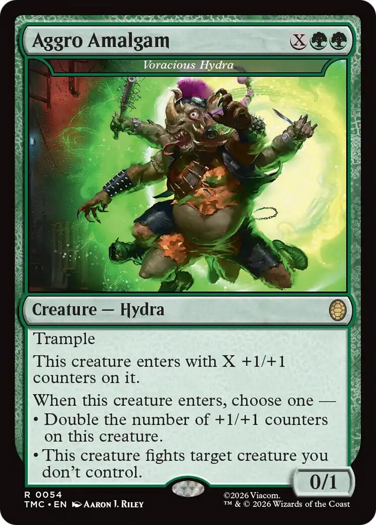 Aggro Amalgam - Voracious Hydra [Teenage Mutant Ninja Turtles Commander] | Gamers Paradise
