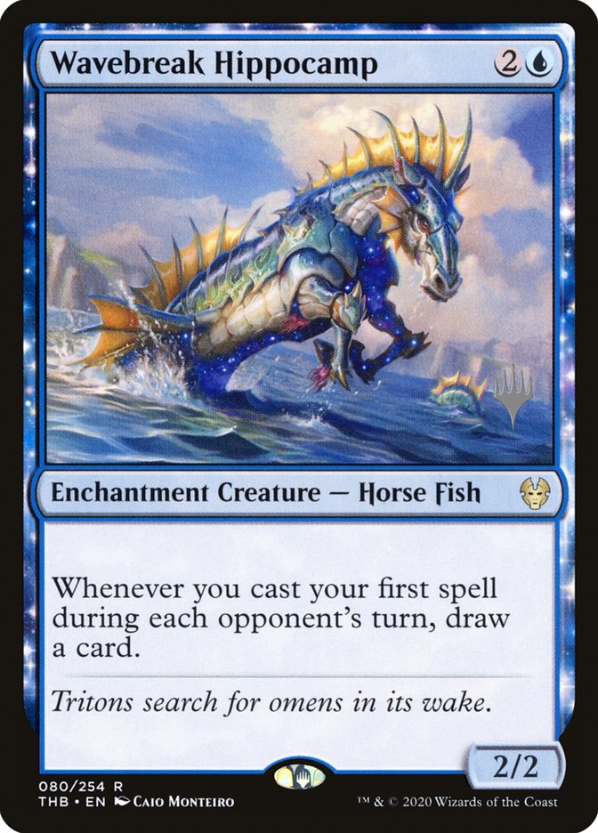 Wavebreak Hippocamp (Promo Pack) [Theros Beyond Death Promos] | Gamers Paradise