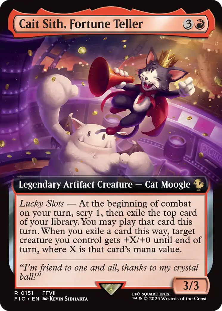 Cait Sith, Fortune Teller (Extended Art) [FINAL FANTASY Commander] | Gamers Paradise