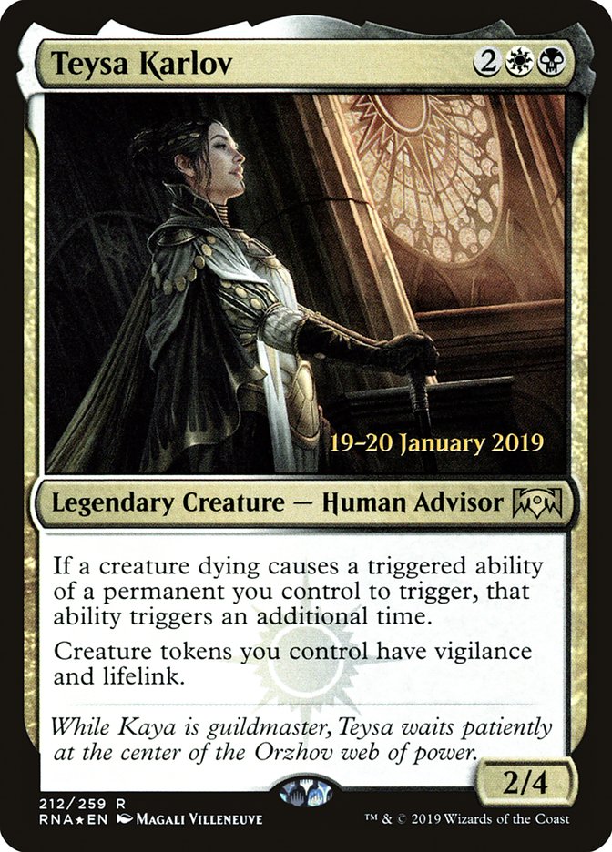 Teysa Karlov [Ravnica Allegiance Prerelease Promos] | Gamers Paradise