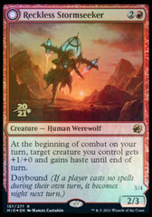 Reckless Stormseeker // Storm-Charged Slasher [Innistrad: Midnight Hunt Prerelease Promos] | Gamers Paradise