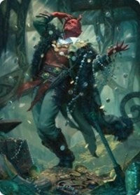 Tibalt, Cosmic Impostor Art Card [Kaldheim Art Series] | Gamers Paradise