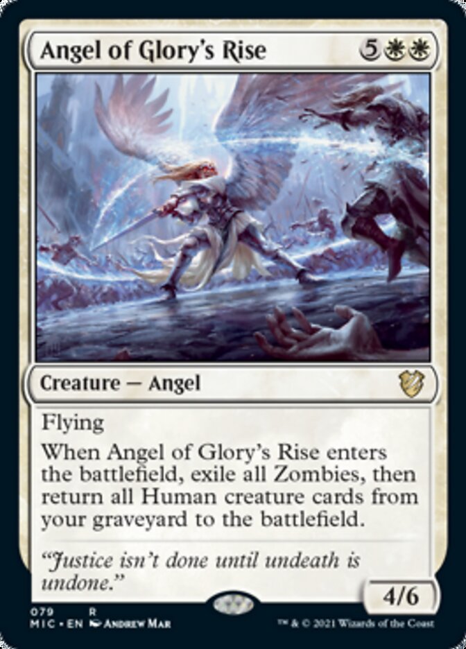 Angel of Glory's Rise [Innistrad: Midnight Hunt Commander] | Gamers Paradise