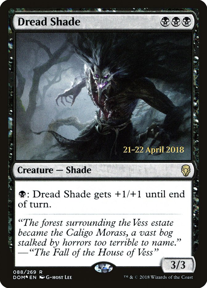 Dread Shade [Dominaria Prerelease Promos] | Gamers Paradise