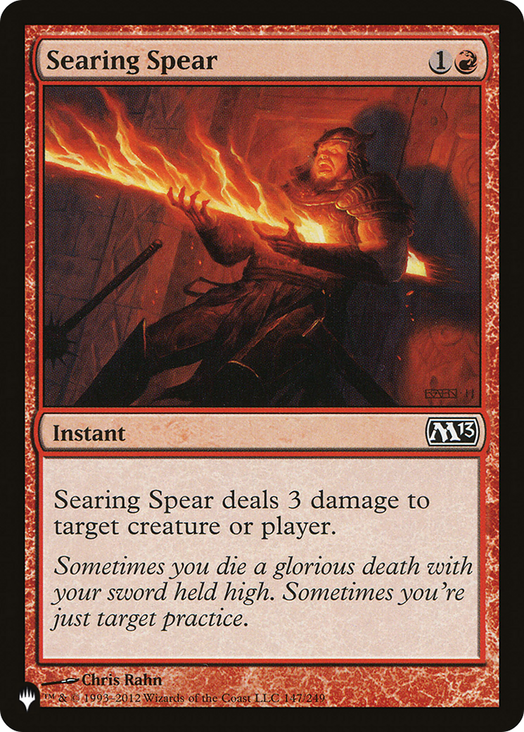 Searing Spear [The List Reprints] | Gamers Paradise