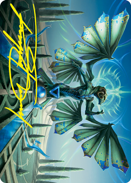 Tanazir Quandrix Art Card (Gold-Stamped Signature) [Strixhaven: School of Mages Art Series] | Gamers Paradise
