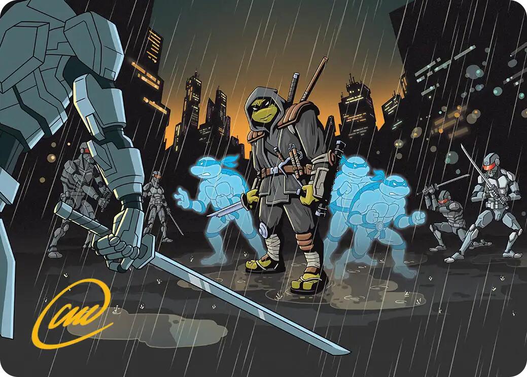 The Last Ronin's Technique Art Card (Gold-Stamped Signature) [Teenage Mutant Ninja Turtles Art Series] | Gamers Paradise