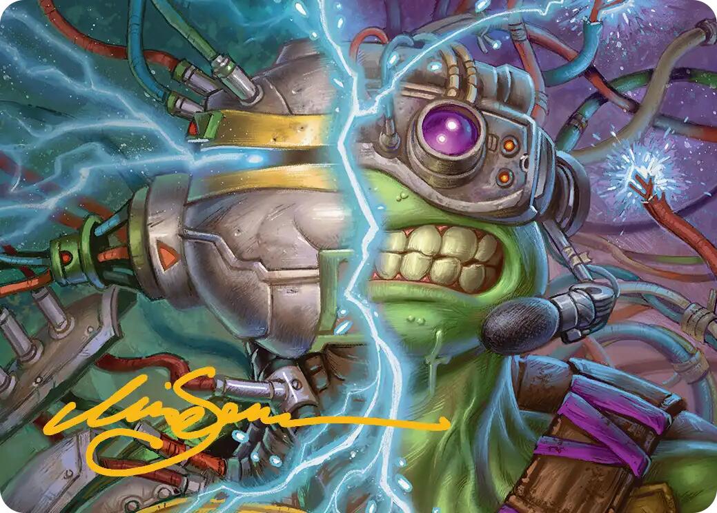 Mind Transfer Protocol Art Card (Gold-Stamped Signature) [Teenage Mutant Ninja Turtles Art Series] | Gamers Paradise