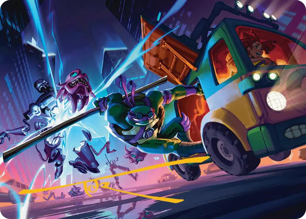 Donatello, Rad Scientist Art Card (Gold-Stamped Signature) [Teenage Mutant Ninja Turtles Art Series] | Gamers Paradise