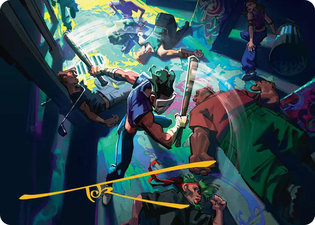 Pain 101 Art Card (Gold-Stamped Signature) [Teenage Mutant Ninja Turtles Art Series] | Gamers Paradise