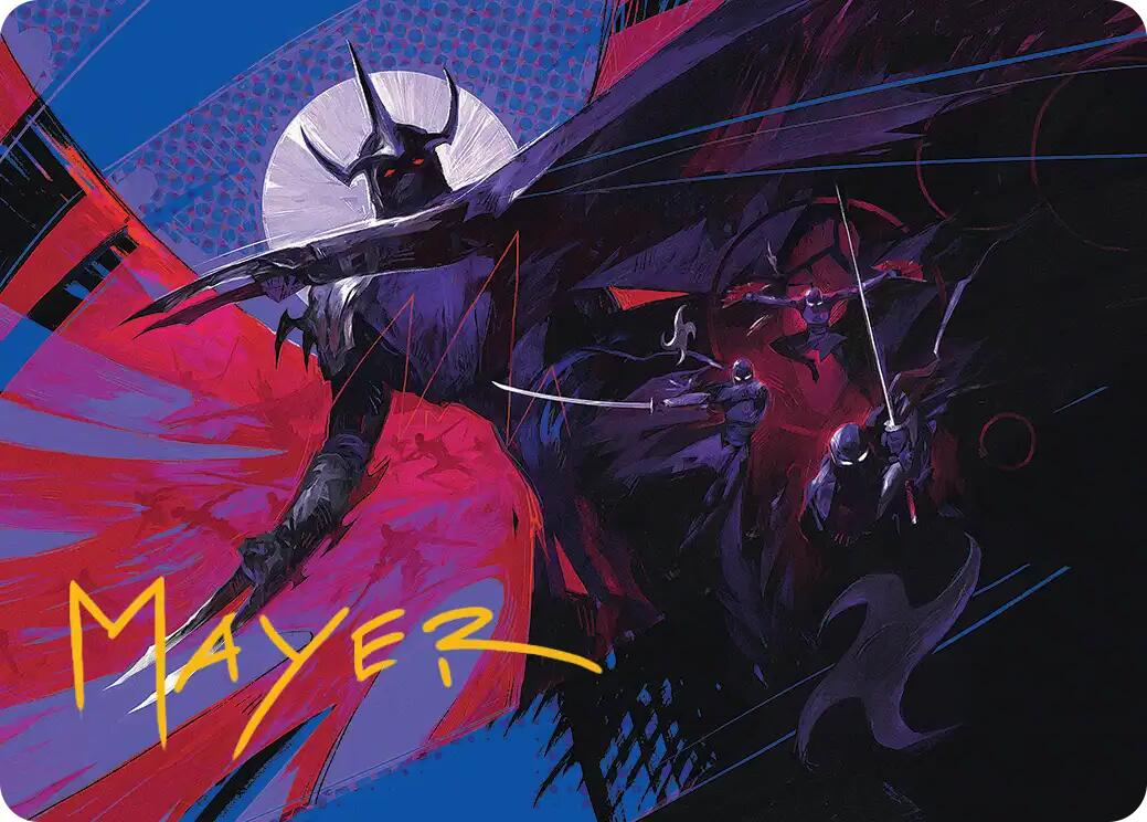 Shredder's Technique Art Card (Gold-Stamped Signature) [Teenage Mutant Ninja Turtles Art Series] | Gamers Paradise