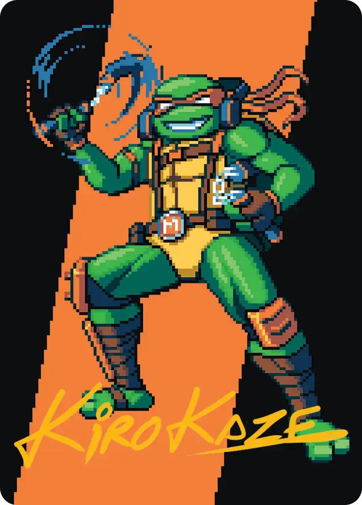 Michelangelo, the Heart Art Card (Gold-Stamped Signature) [Teenage Mutant Ninja Turtles Art Series] | Gamers Paradise