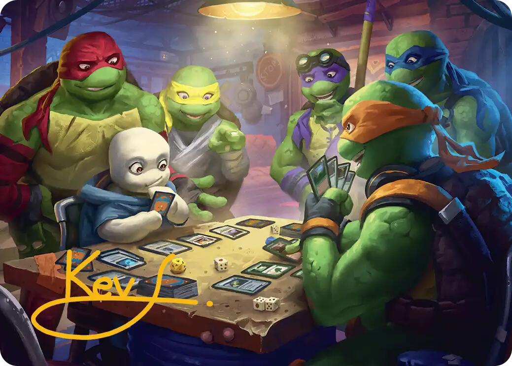 Lessons from Life Art Card (Gold-Stamped Signature) [Teenage Mutant Ninja Turtles Art Series] | Gamers Paradise