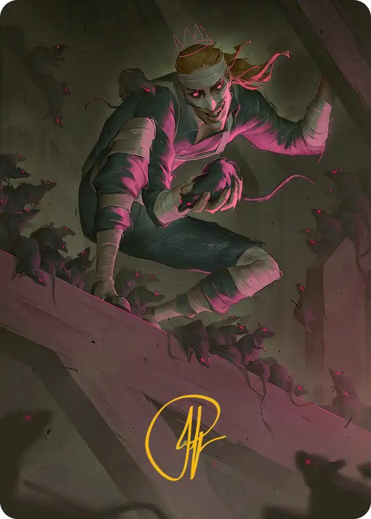 Rat King, the Chaosbringer Art Card (Gold-Stamped Signature) [Teenage Mutant Ninja Turtles Art Series] | Gamers Paradise