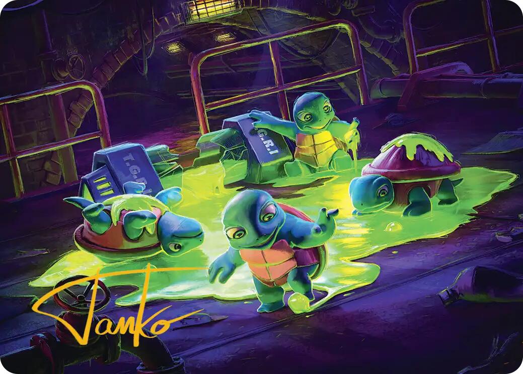 The Ooze Art Card (Gold-Stamped Signature) [Teenage Mutant Ninja Turtles Art Series] | Gamers Paradise