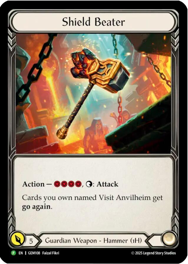Shield Beater [GEM108] (GEM Pack 4)  Cold Foil | Gamers Paradise