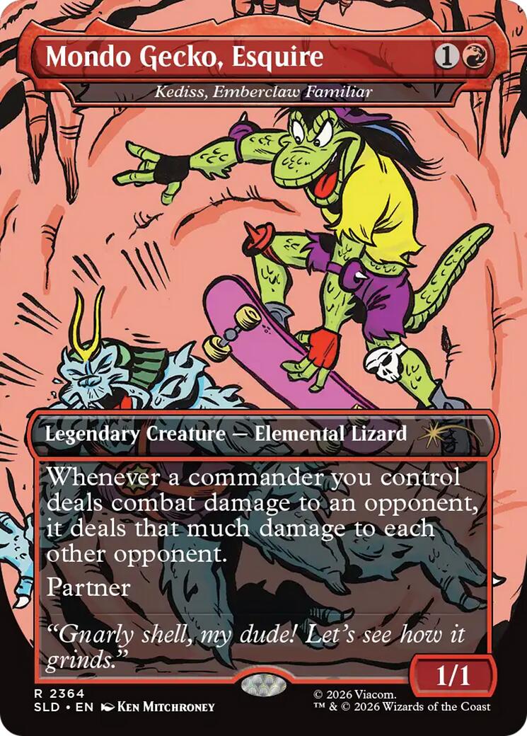 Mondo Gecko, Esquire - Kediss, Emberclaw Familiar [Secret Lair Drop Series] | Gamers Paradise