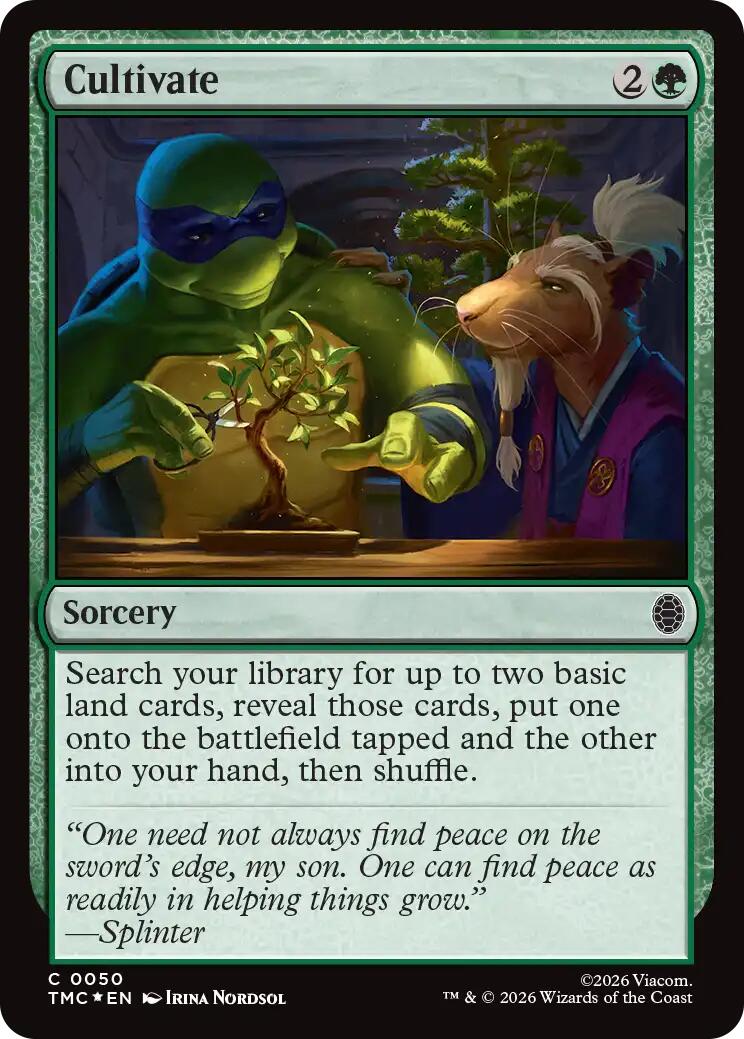 Cultivate (Surge Foil) [Teenage Mutant Ninja Turtles Commander] | Gamers Paradise