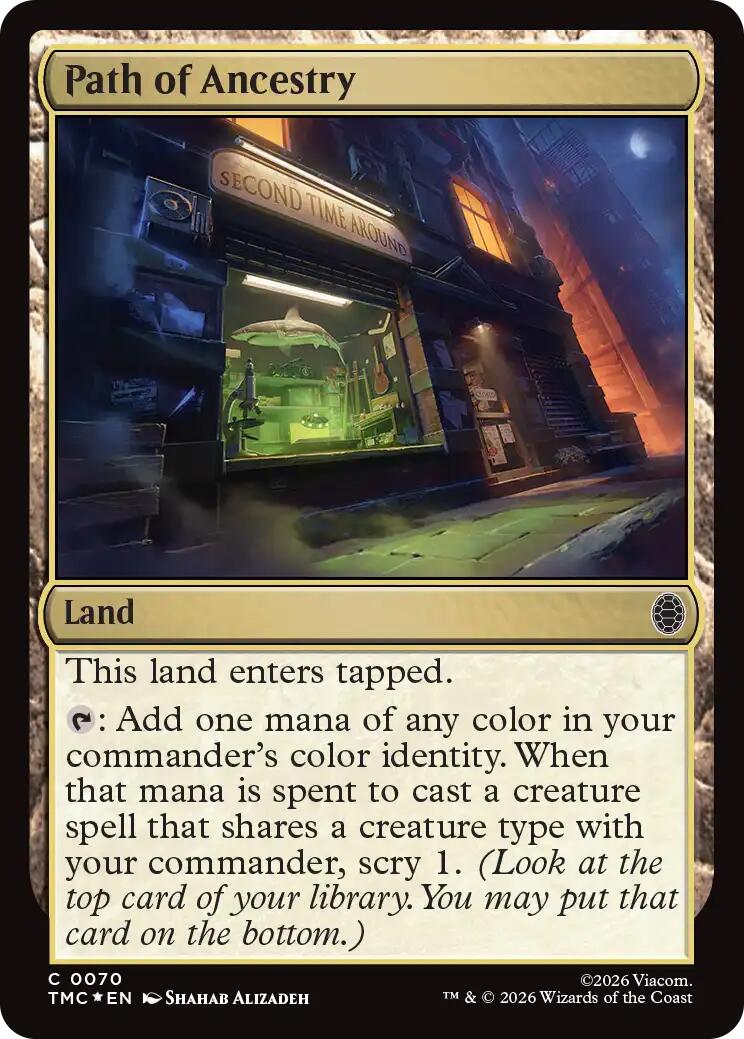 Path of Ancestry (Surge Foil) [Teenage Mutant Ninja Turtles Commander] | Gamers Paradise