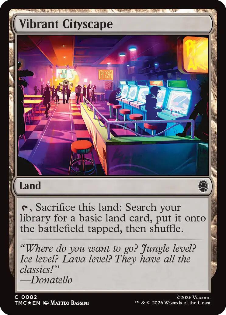 Vibrant Cityscape (Surge Foil) [Teenage Mutant Ninja Turtles Commander] | Gamers Paradise