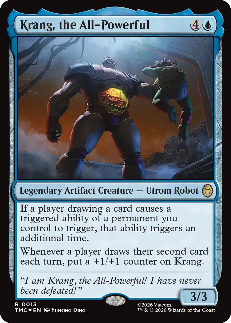 Krang, the All-Powerful (Surge Foil) [Teenage Mutant Ninja Turtles Commander] | Gamers Paradise