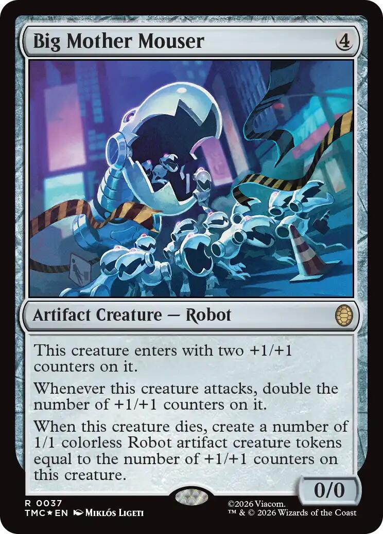 Big Mother Mouser (Surge Foil) [Teenage Mutant Ninja Turtles Commander] | Gamers Paradise